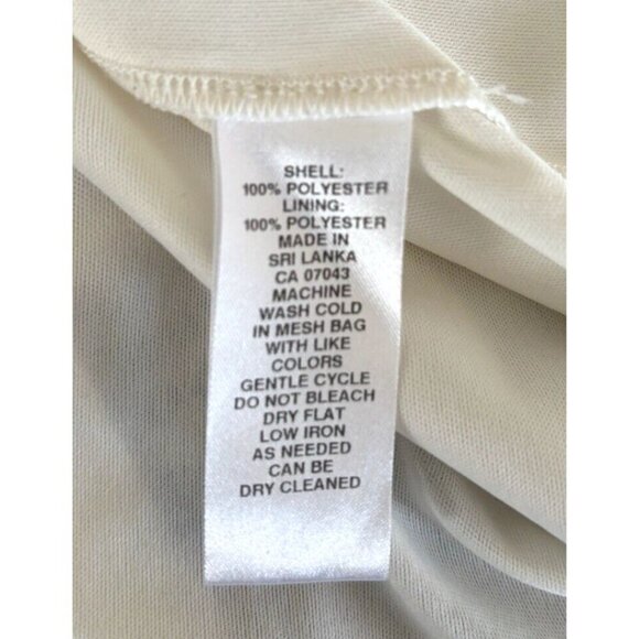 London Times White Ivory Lace Dress Bridal Shower Wedding Size 4 - Picture 13 of 15